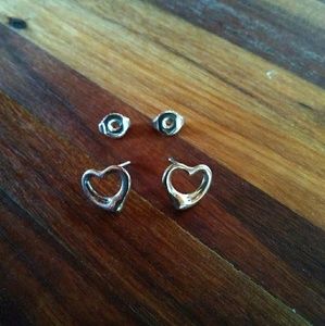 Tiffany Elsa Peretti Open Heart Earings